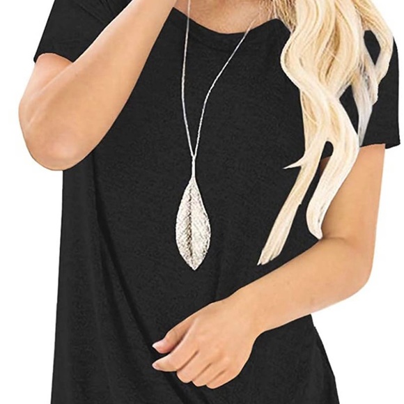 Women's Casual Shirts Twist Knot Tunics Tops -large size- (brand new in package) - Picture 3 of 6